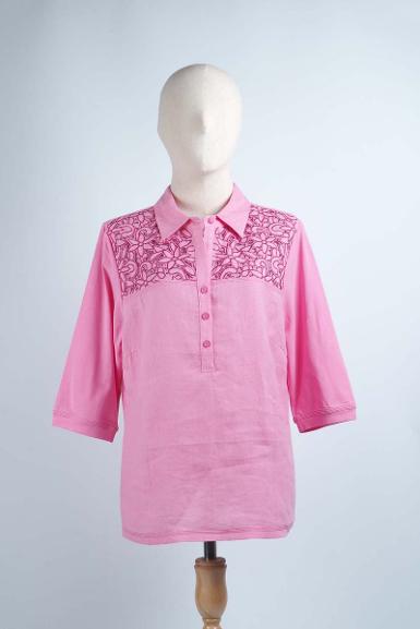 เสื้อลินินหลังต่อผ้ายืด NO.40691