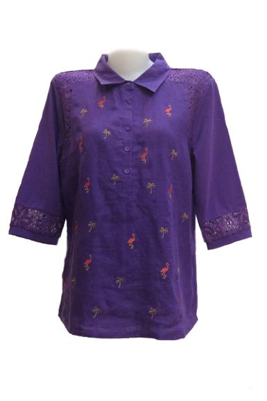 เสื้อเชิ๊ตปักลาย
