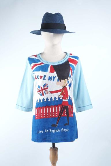 เสื้อลินินหลังต่อผ้ายืด NO.40686