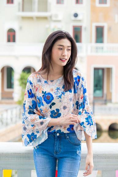 เสื้อแฟชั่นลายดอกไม้ NO.176085